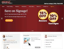 Tablet Screenshot of imageprintingmn.com